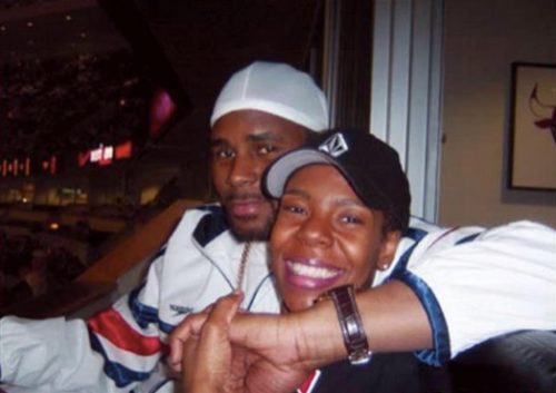 Robert Kelly pictured with his wife Andrea Kelly.